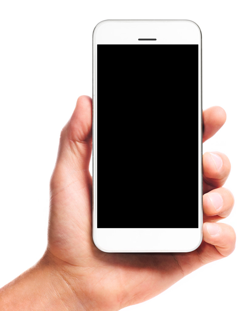 moderne smartphone in hand - Foto, afbeelding