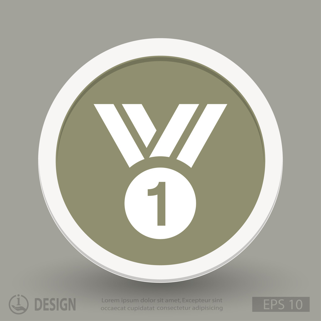 Prix Flat Design Icône
 - Vecteur, image