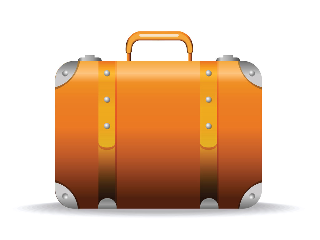 Travel Bag Suitcase. On white background. - Photo, Image