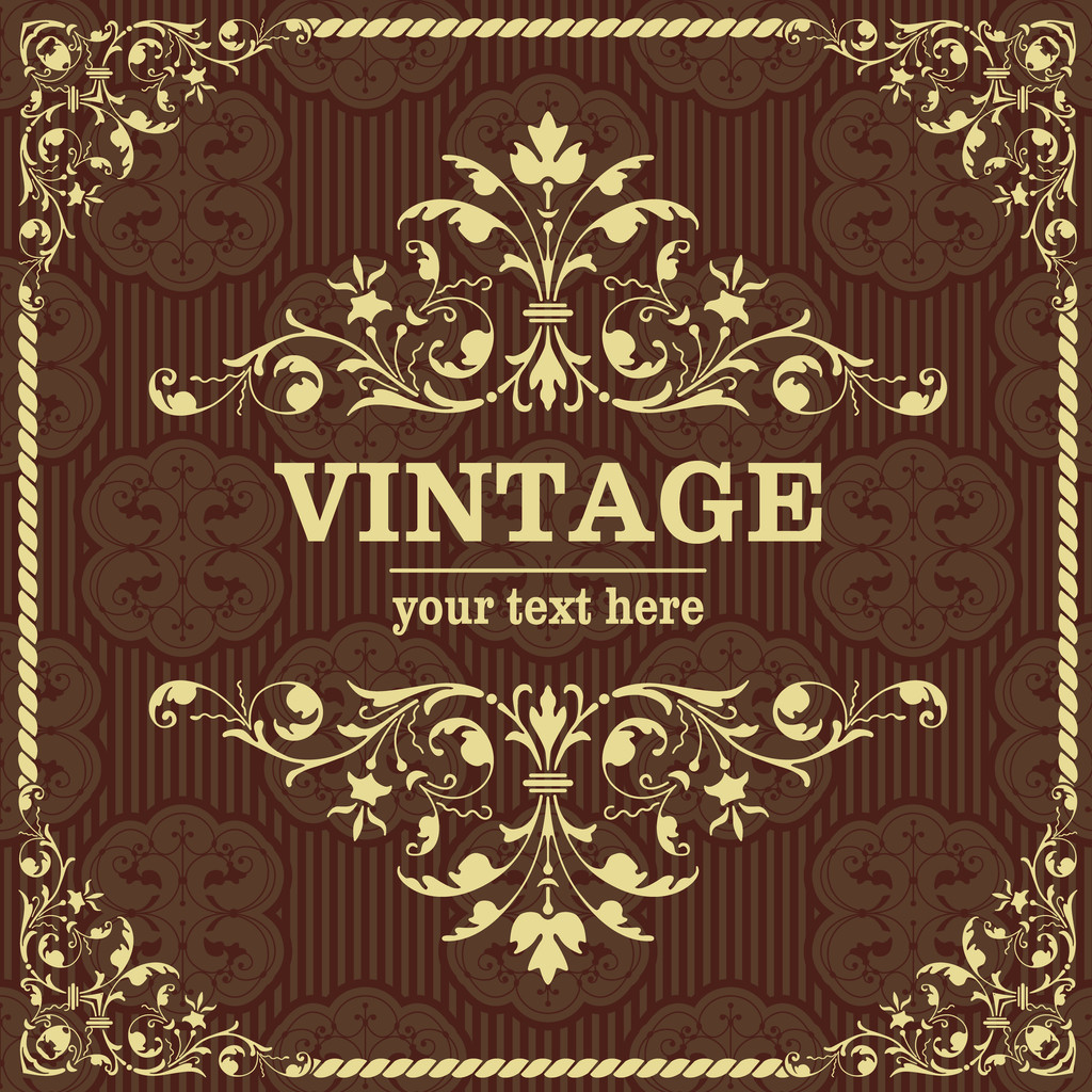 Elegante cornice vintage
 - Vettoriali, immagini