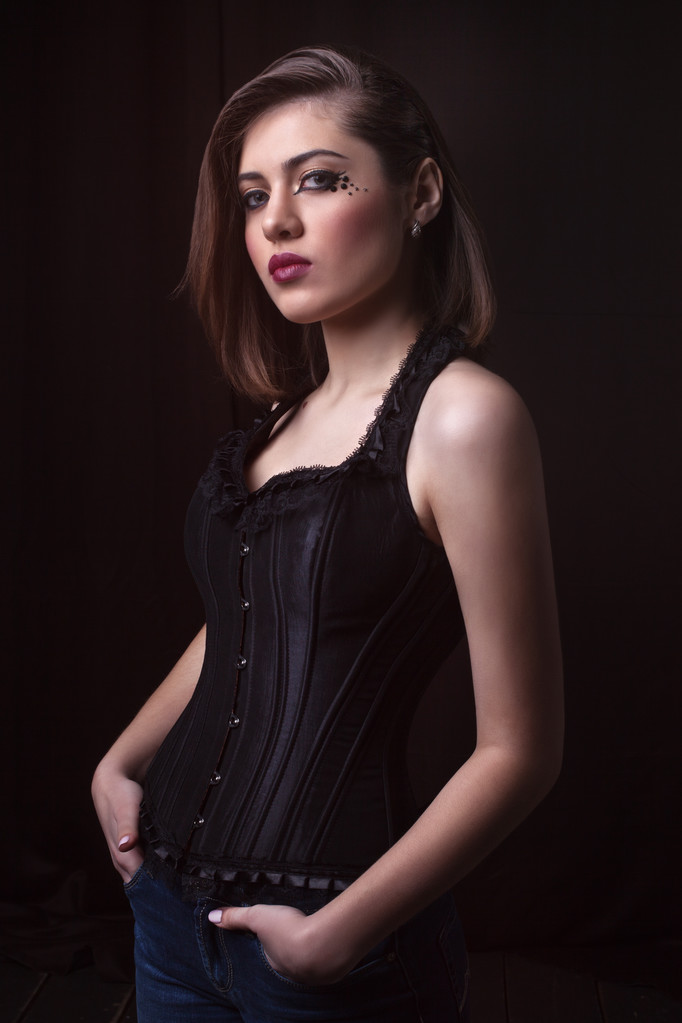 girl in a corset - Photo, Image