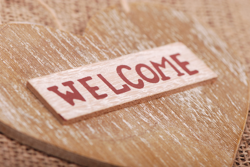 Word "welcome" - Photo, Image