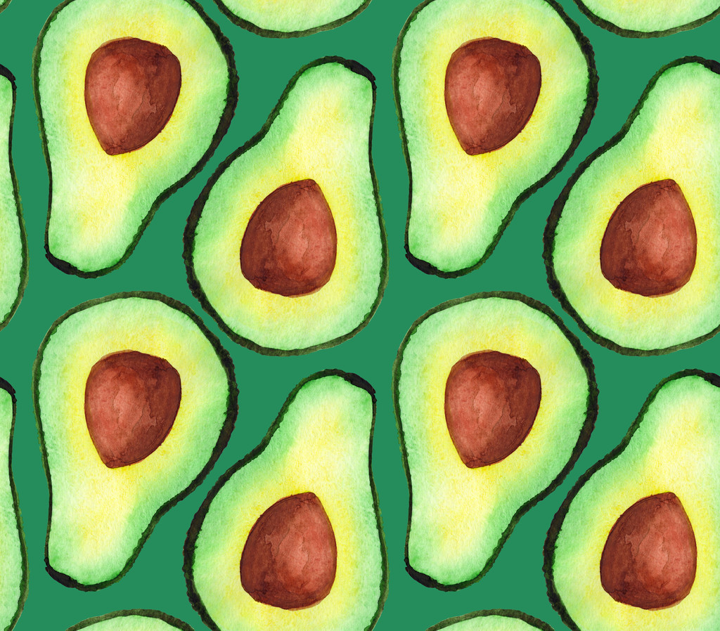 avocado pattern 5 - Photo, Image