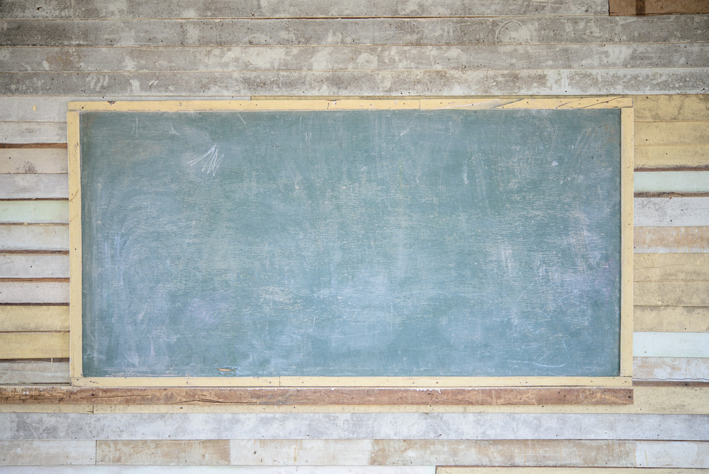 Green chalkboard texture; Old green chalkboard texture background; Old wood wall - Photo, Image
