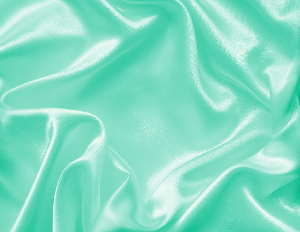 glatte, elegante grüne Seiden- oder Satin-Textur als Hintergrund  - Foto, Bild