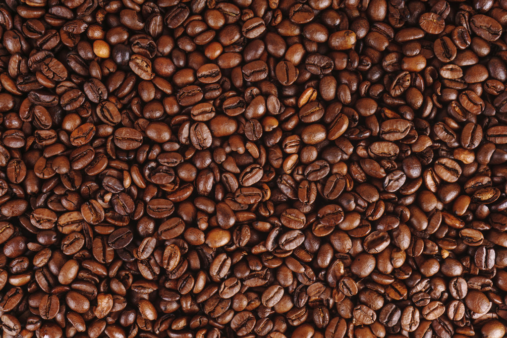 Granos de café primer plano fondo
 - Foto, imagen