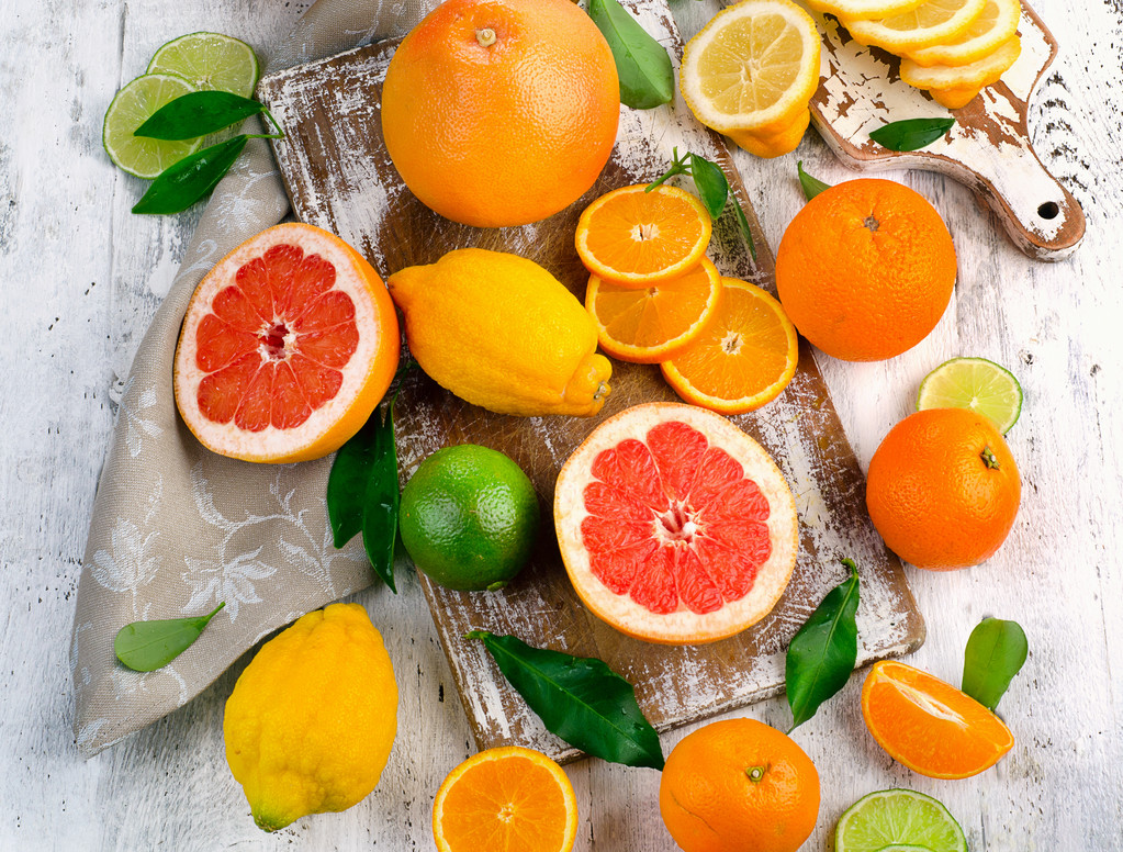 verse citrusvruchten  - Foto, afbeelding
