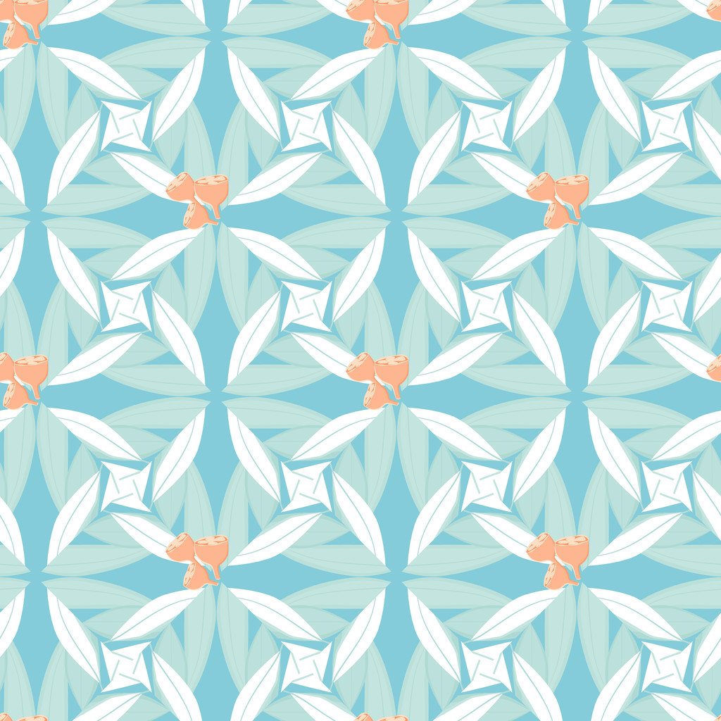 Fond floral abstrait sans couture dans des teintes pastel
 - Vecteur, image