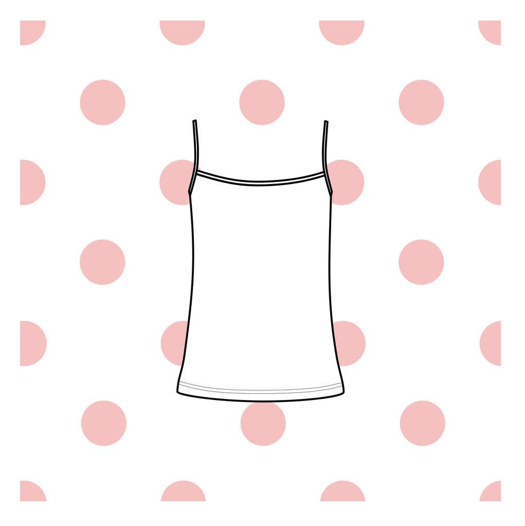  shirt jersey drawn vector. Top female. - Vector, Image