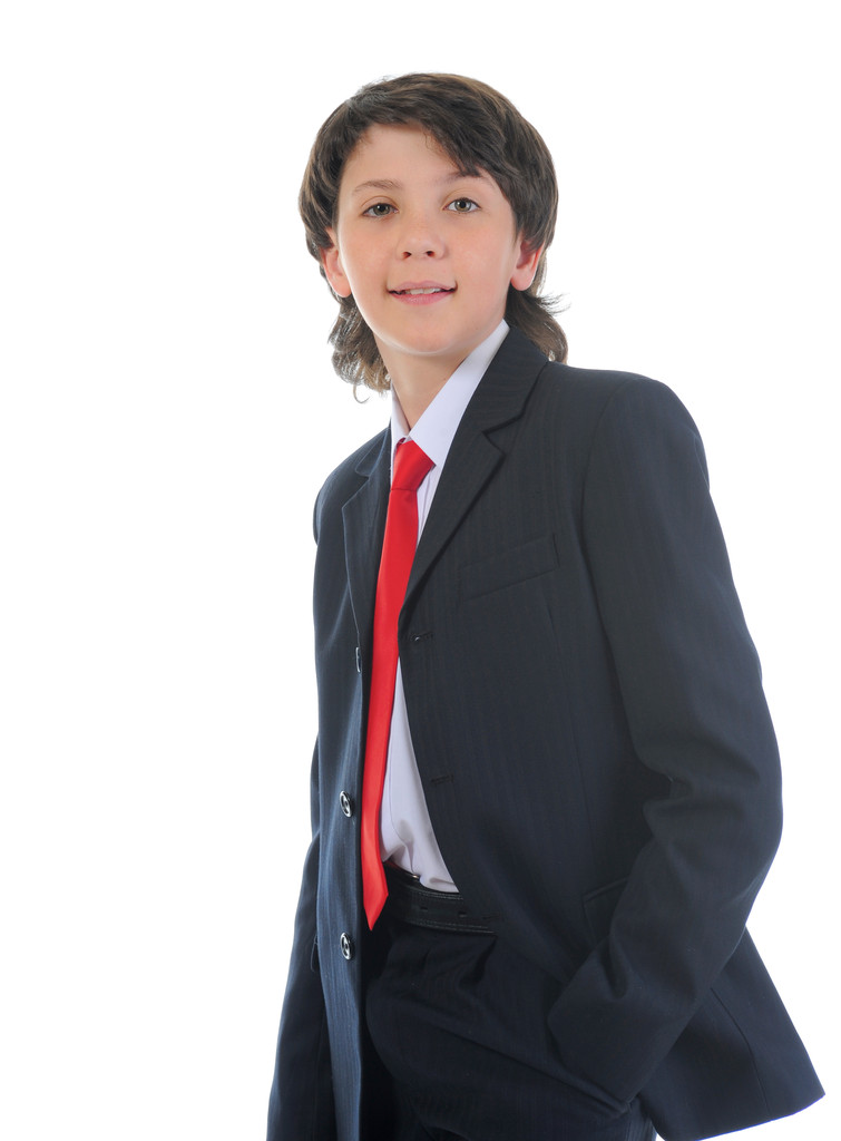 Porträt eines jungen Geschäftsmannes im Businessanzug - Foto, Bild