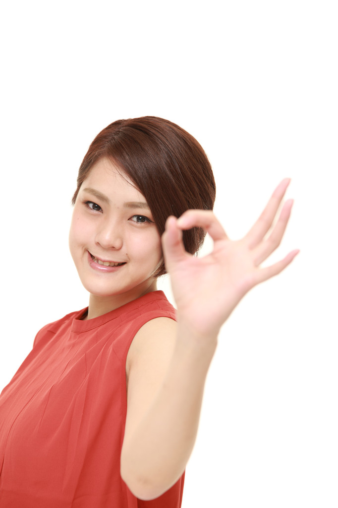Японські жінки показ бездоганний знак - Фото, зображення