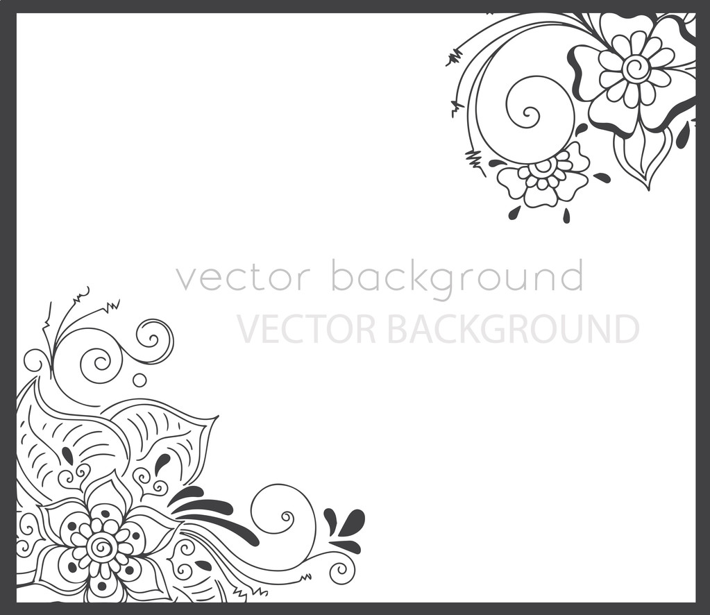 Padrão vetorial abstrato de uma hena de tatuagem
 - Vetor, Imagem