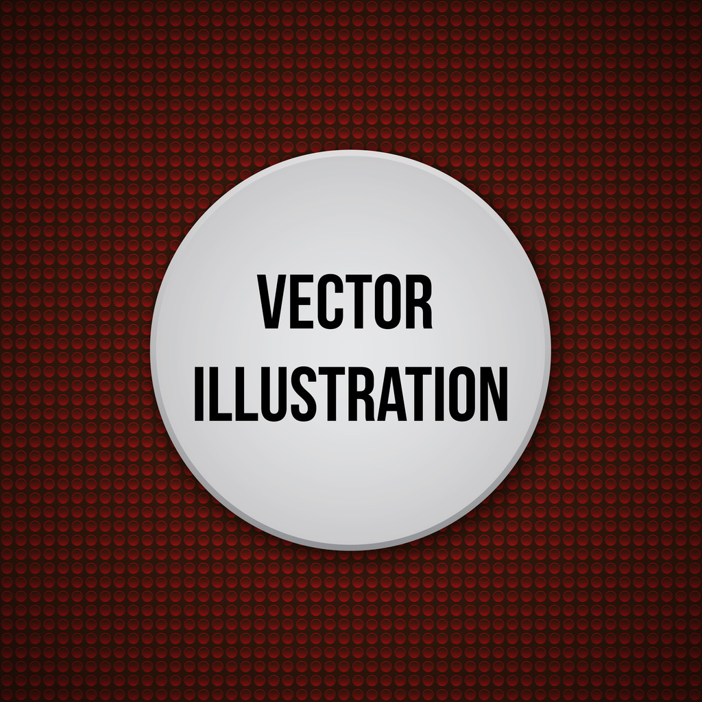 Abstract White Vector banner. Dark Red Circles Background. - Vector, Image
