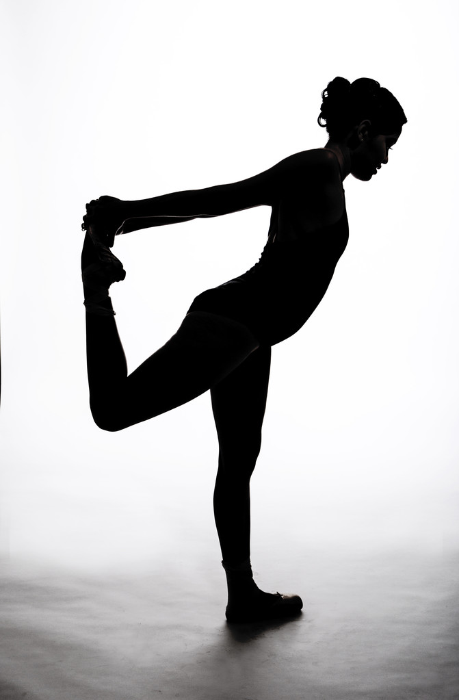 Balletttänzer-Silhouette, - Foto, Bild