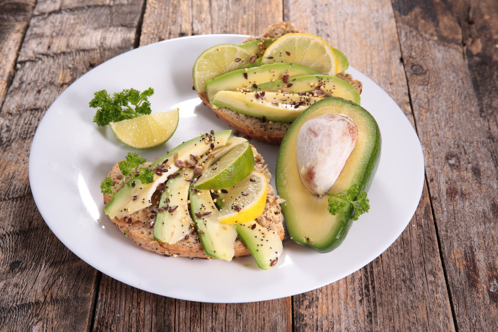 vegetarian avocado sandwiches - Photo, Image