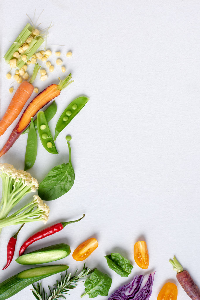 Sano sfondo alimentare di verdure
 - Foto, immagini