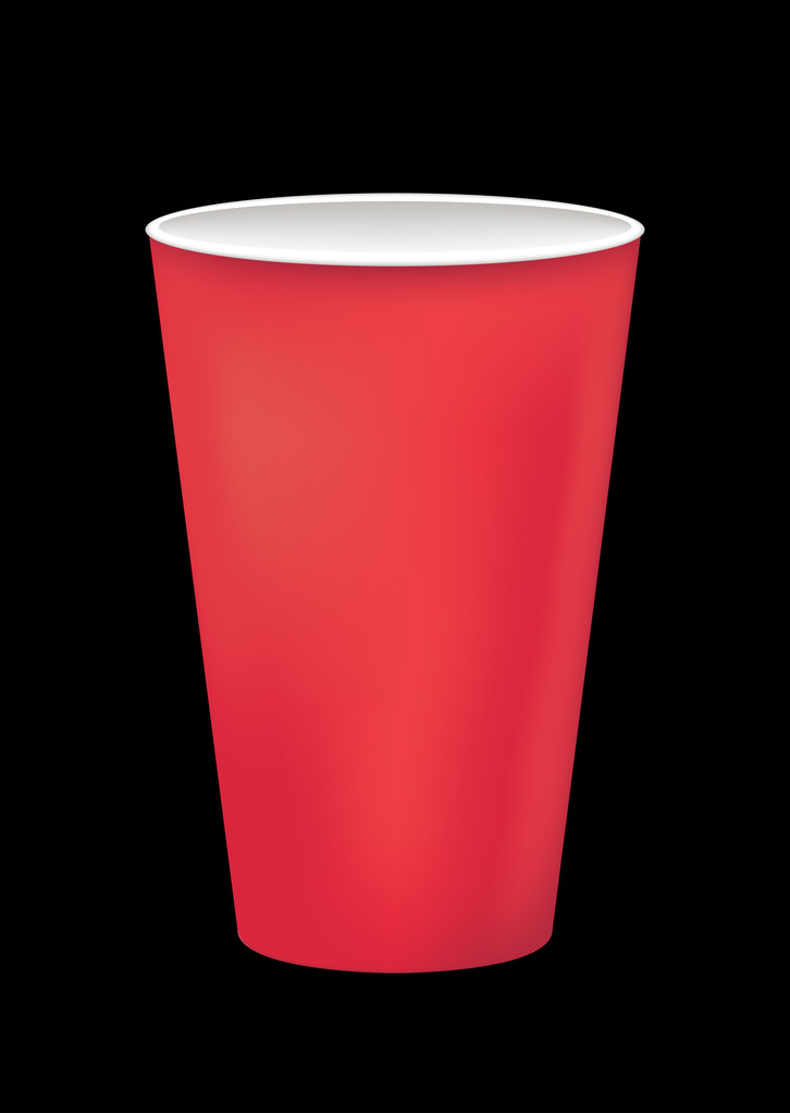 una taza de refresco en blanco
  - Vector, Imagen