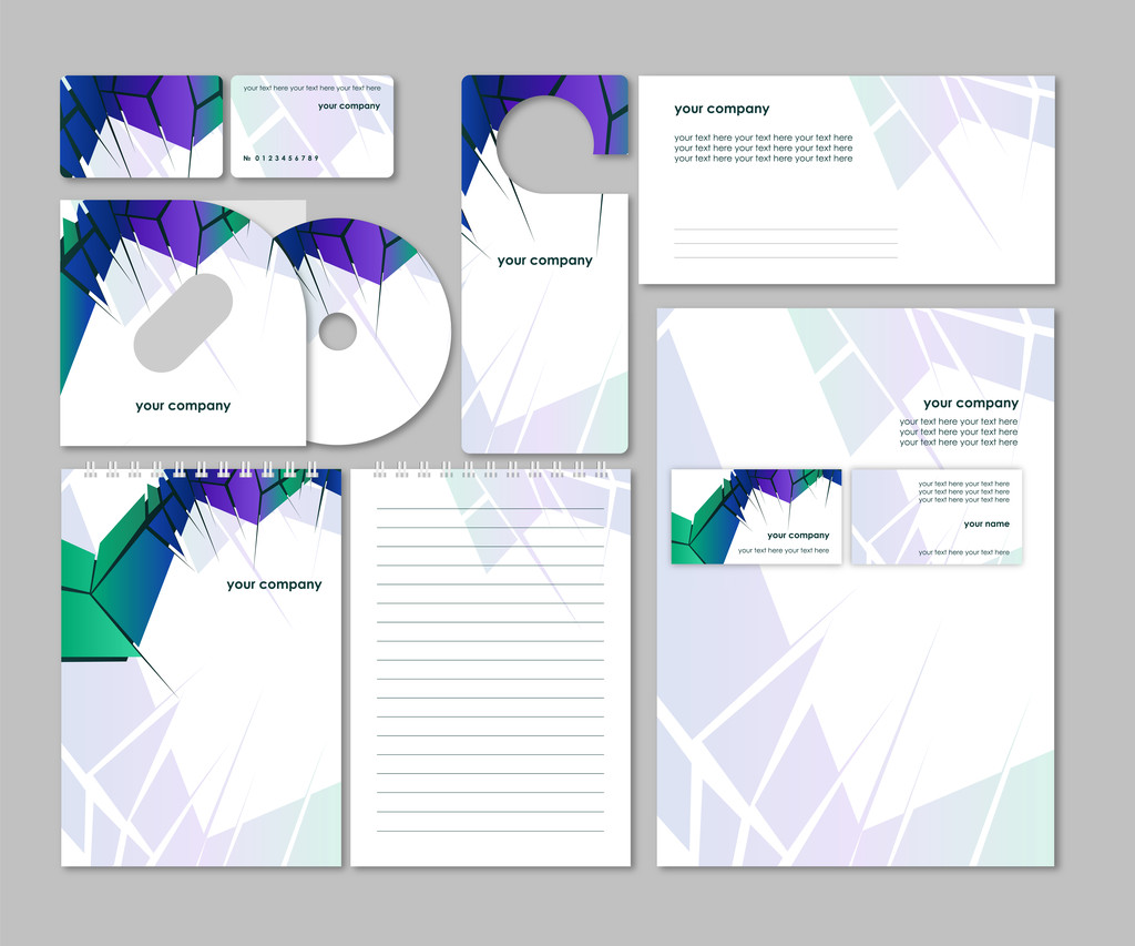 Business style template. - Vector, Image