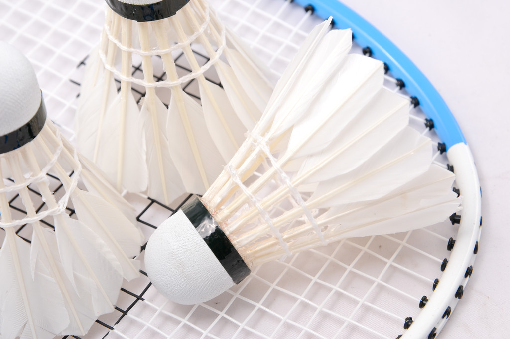 Badminton navette et raquette
 - Photo, image