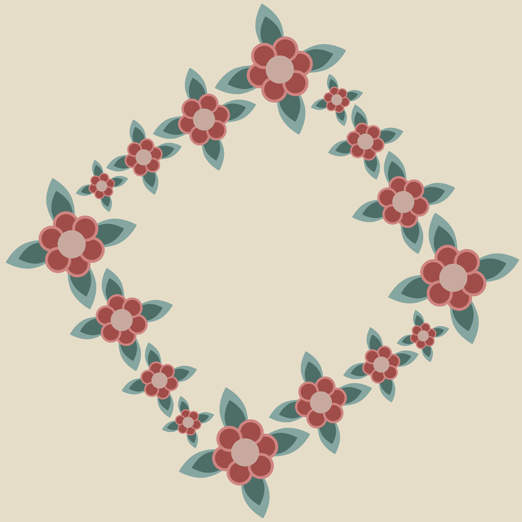 floral ταπετσαρία - Διάνυσμα, εικόνα