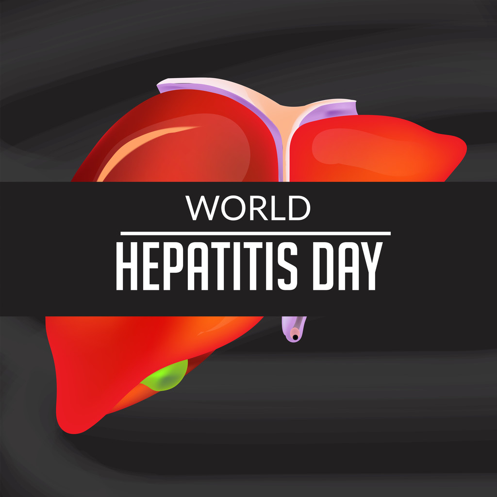 Světový den hepatitida - Vektor, obrázek