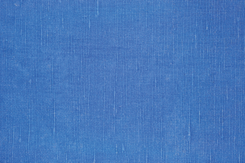 Textura de lino de fibra de lino azul brillante natural, primer plano detallado de macro, patrón de lona de arpillera de tela texturizada vintage arrugada rústica, espacio de copia de fondo duro horizontal
 - Foto, Imagen