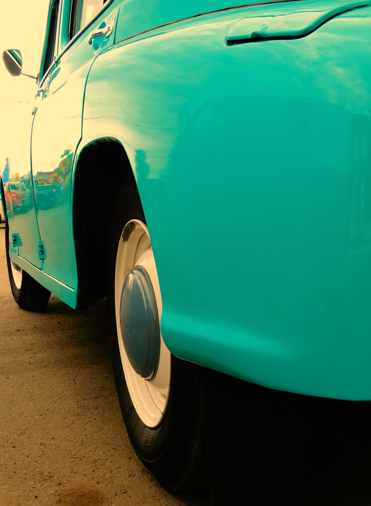 Régi retro autó kiállítás - Fotó, kép