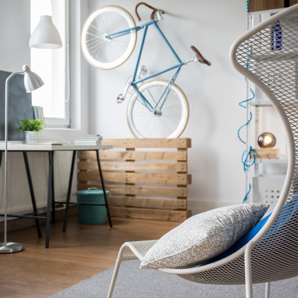 Könnyű minimalista stúdió lakás - Fotó, kép