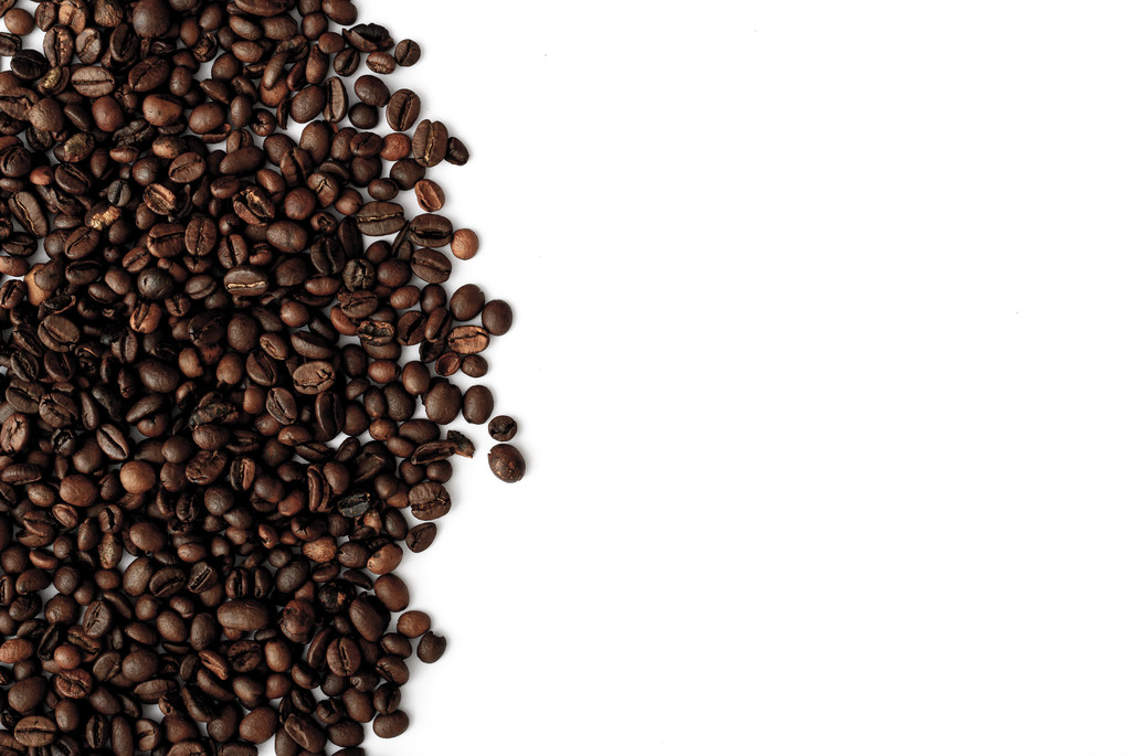 esparcir granos de café
 - Foto, imagen