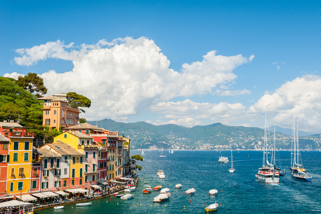 Belle côte de mer à Portofino, Italie
 - Photo, image