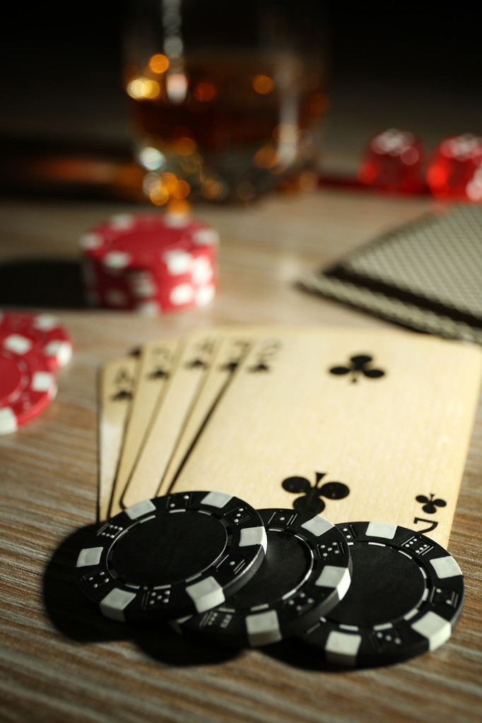 Set to playing poker - Photo, Image