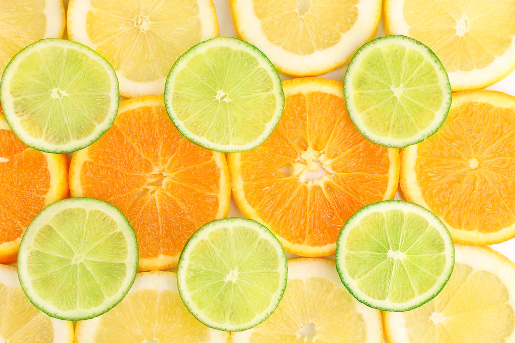 pomarańczowy limonki i cytryny z bliska - Zdjęcie, obraz
