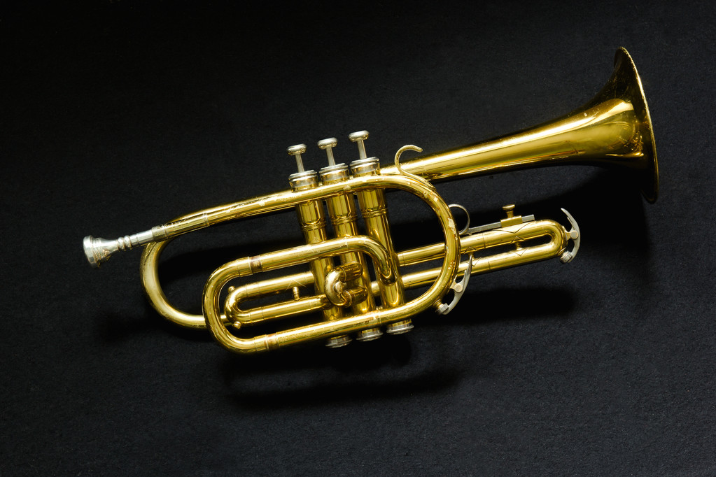 de oude trompet  - Foto, afbeelding