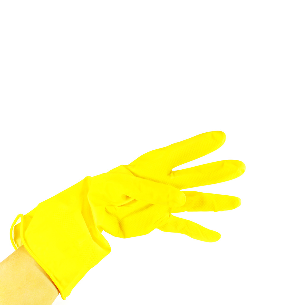 Жёлтые перчатки
 - Фото, изображение