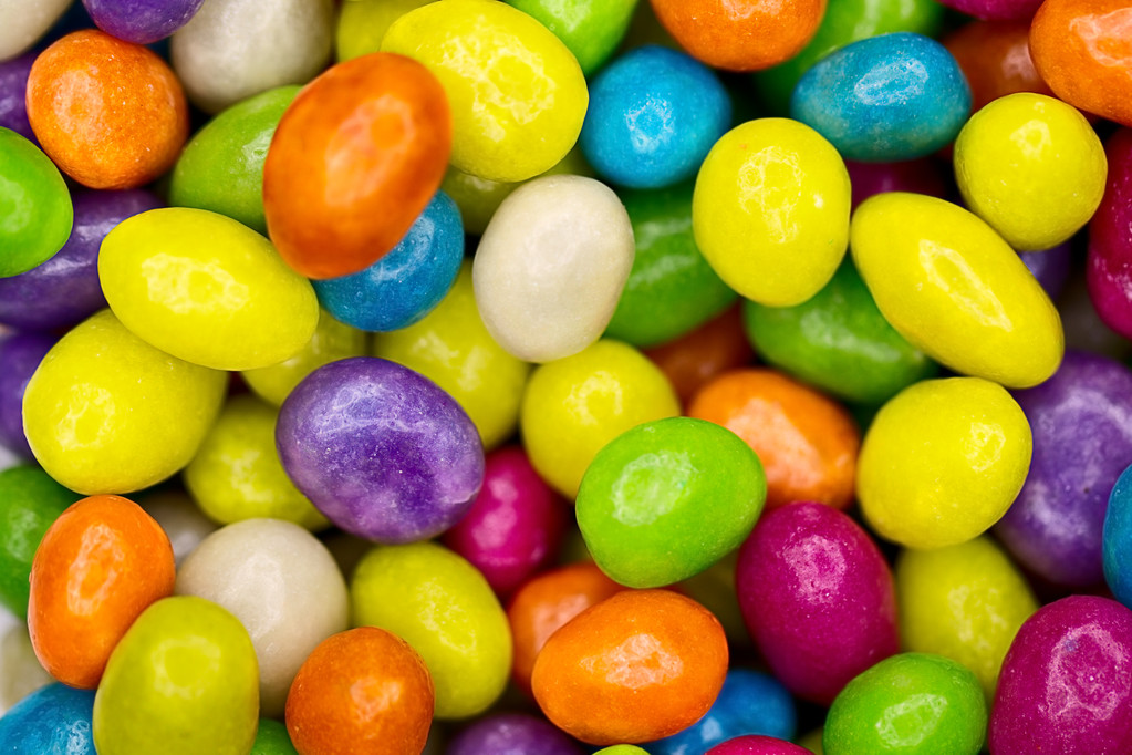 Caramelle multicolori lucenti
 - Foto, immagini