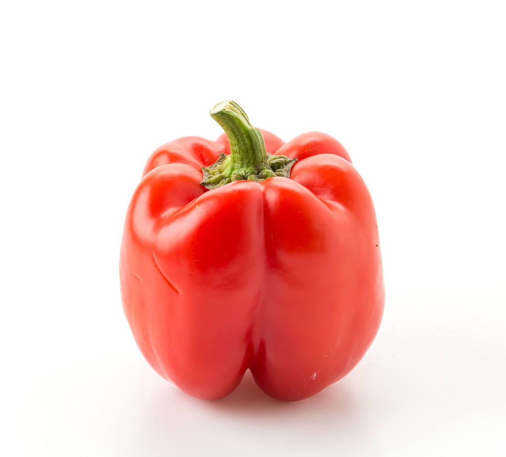 sweet peppers on white background - Photo, Image
