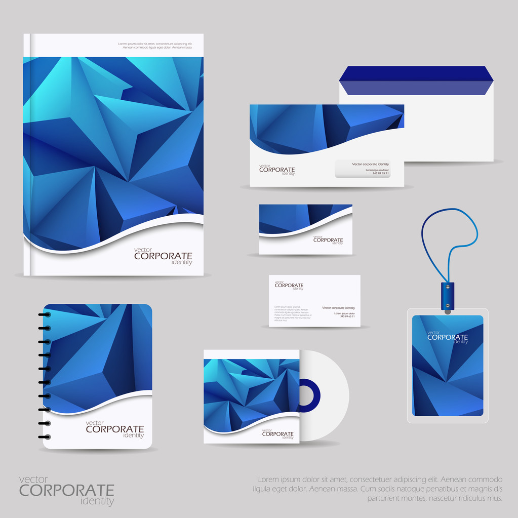 Identity company style template  - Vector, Image