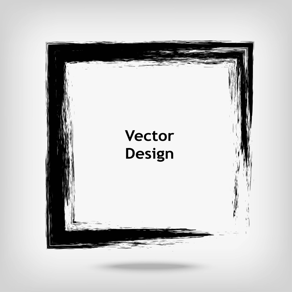 Handgezeichneter Quadratschäkel - Vektor, Bild