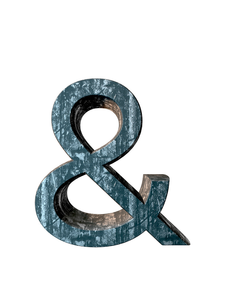 Metalowe alfabetu. renderowania 3D - Zdjęcie, obraz