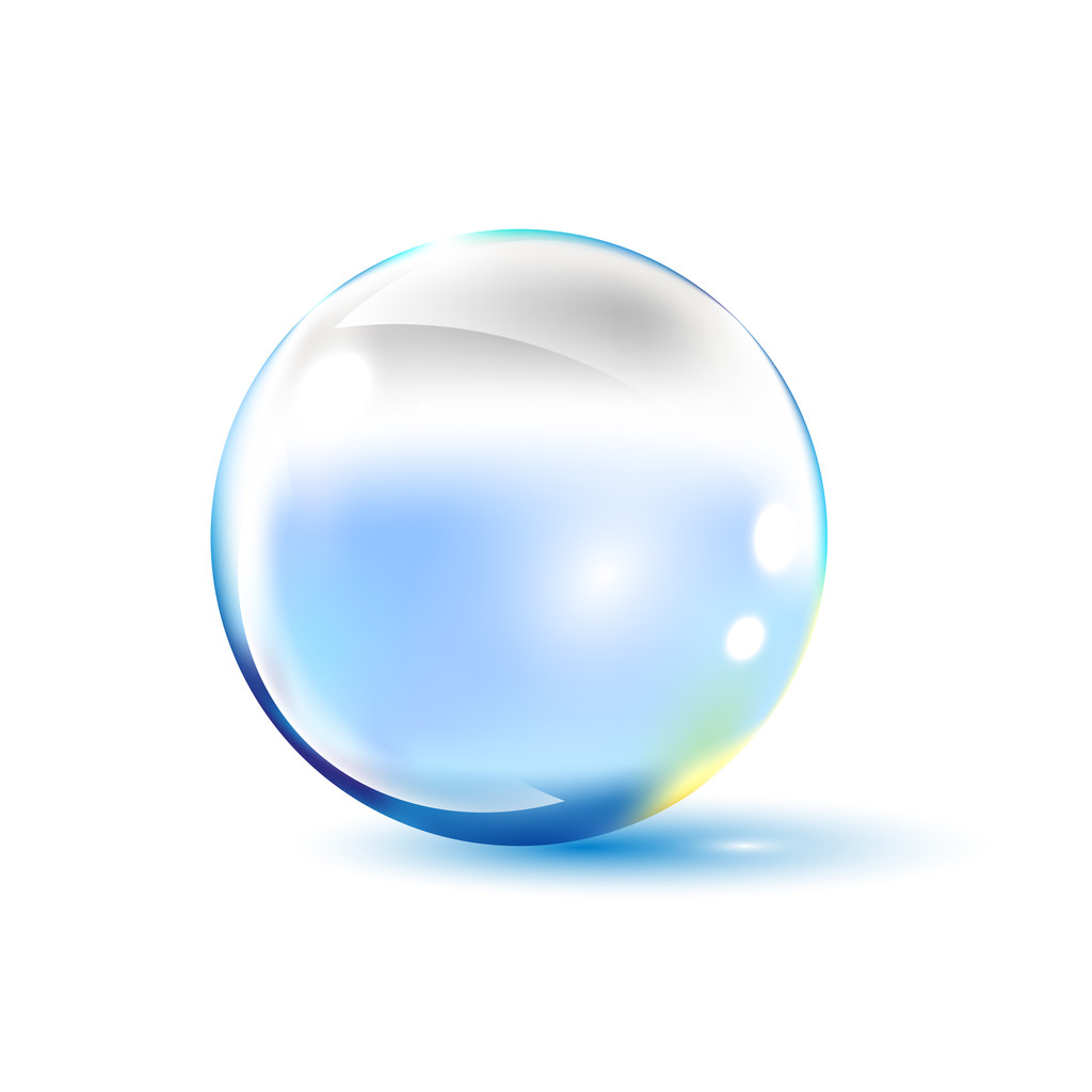 Shiny colored glass bowl - Vector, Image