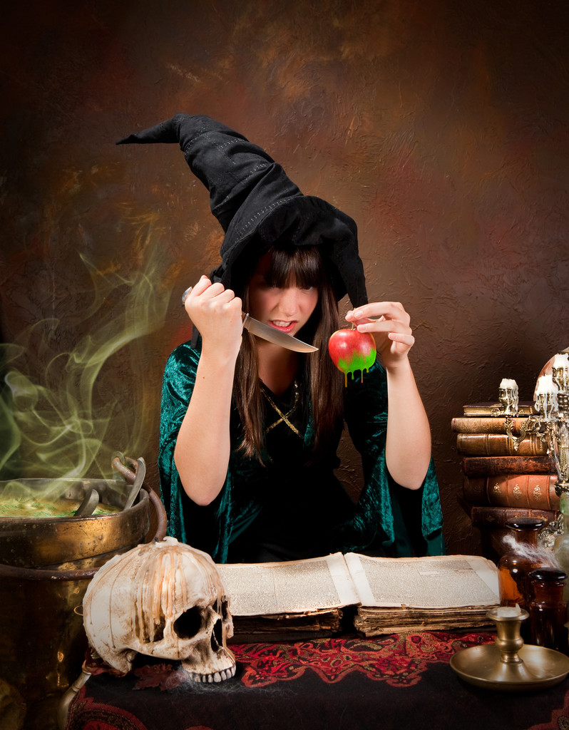 Bruxa de maçã venenosa
 - Foto, Imagem