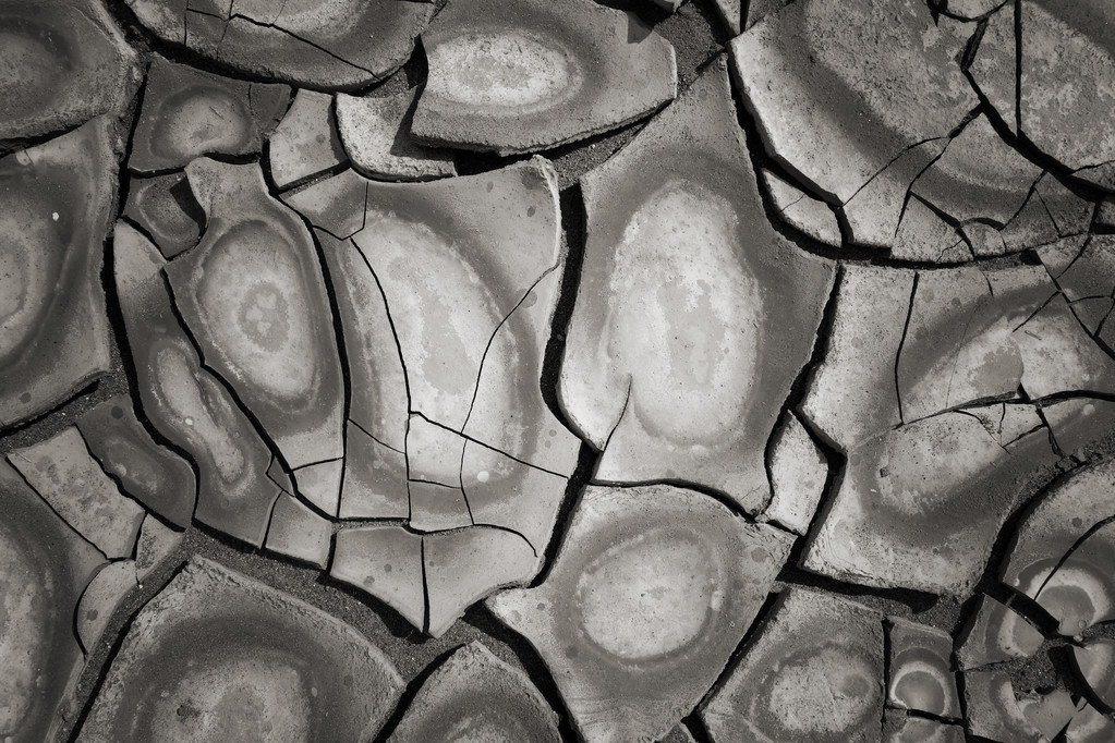 dry mud land background texture - Photo, Image