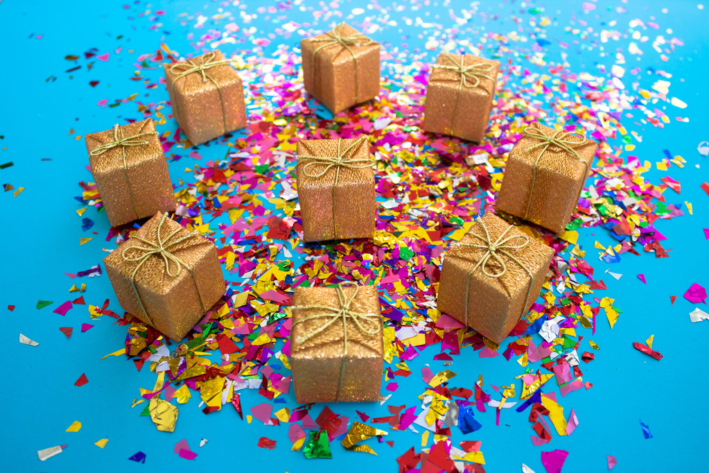 Caja de regalo decoración
 - Foto, imagen