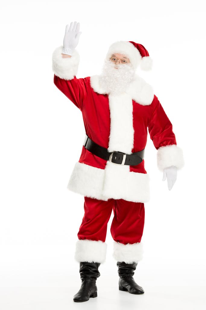 Santa Claus jelentő és intett - Fotó, kép