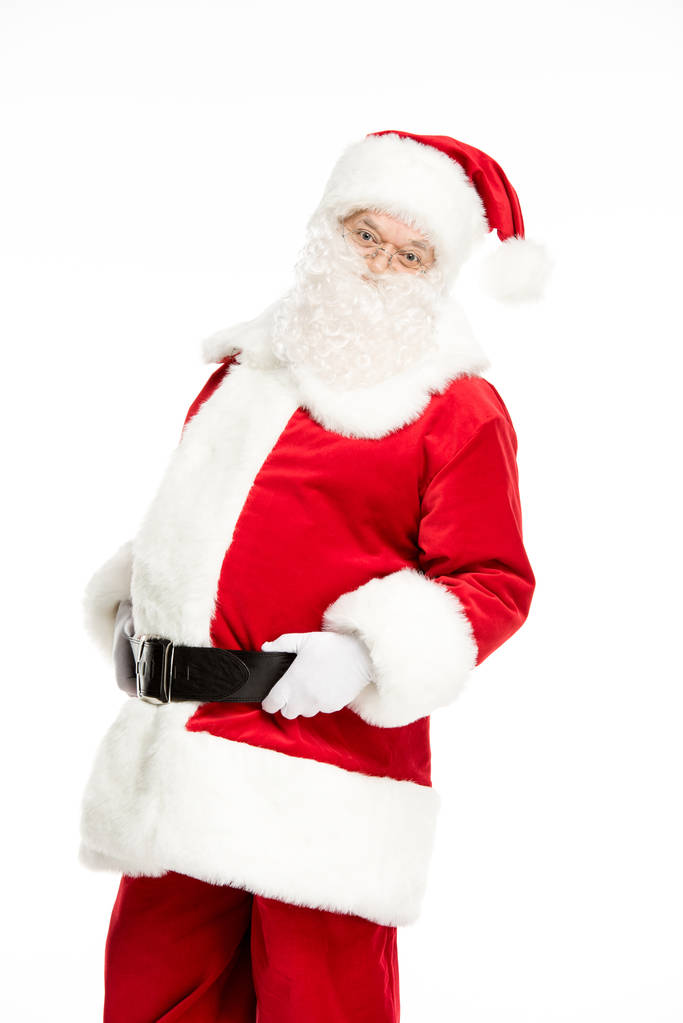 Papai Noel posando e gestos
 - Foto, Imagem
