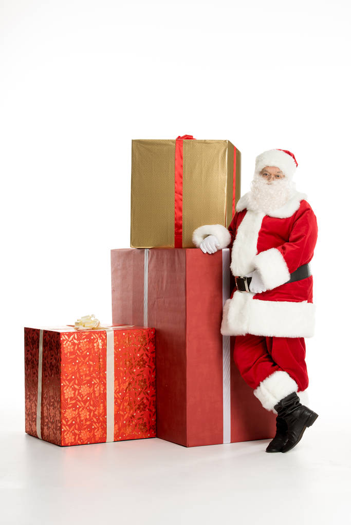 Санта-Клауса з ворсом різдвяні подарунки - Фото, зображення