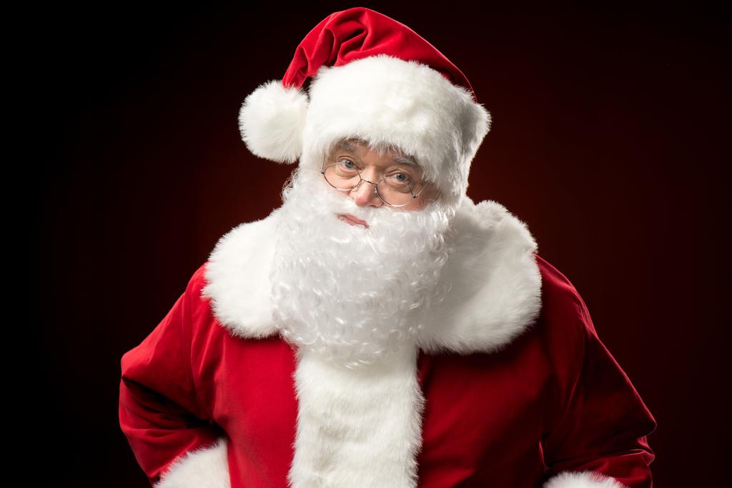 Санта-Клауса, дивлячись на камеру   - Фото, зображення