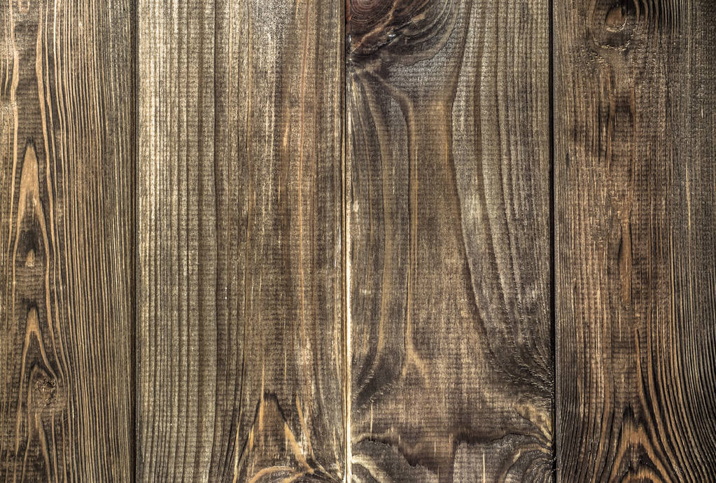 braunes Holz Hintergrund Textur aus Holzplanken. - Foto, Bild