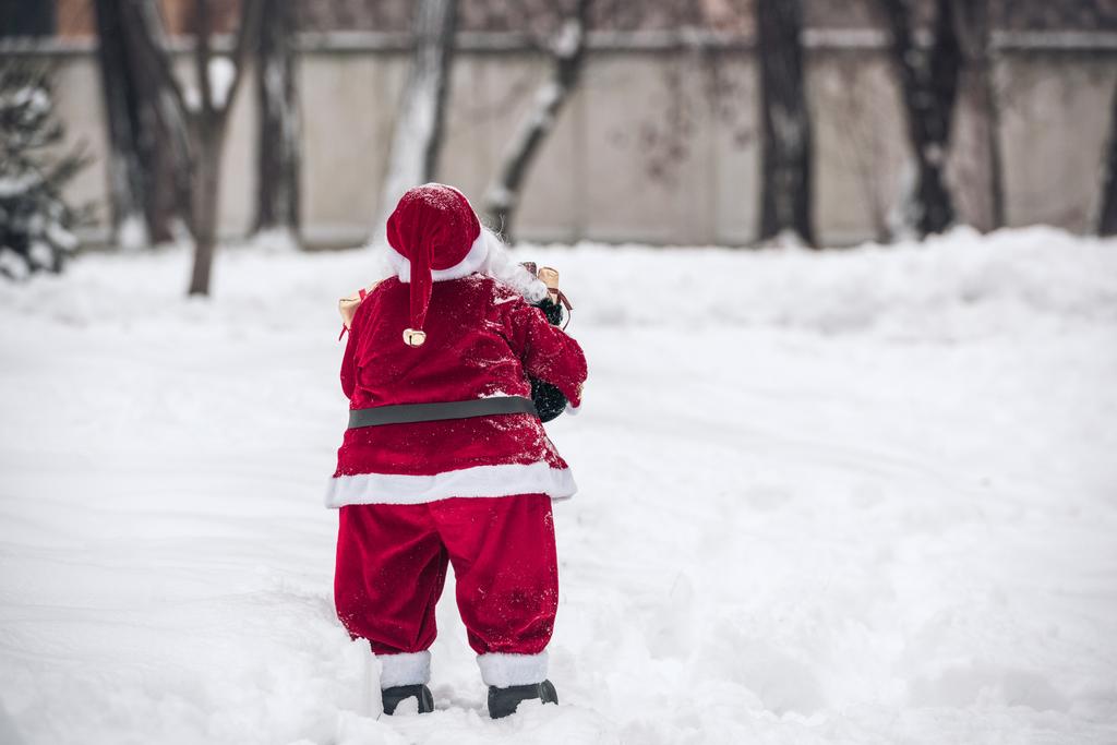 Санта-Клауса, стоячи назад до камери  - Фото, зображення