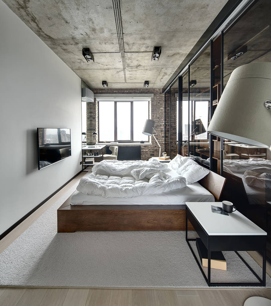 Dormitorio estilo loft
 - Foto, Imagen